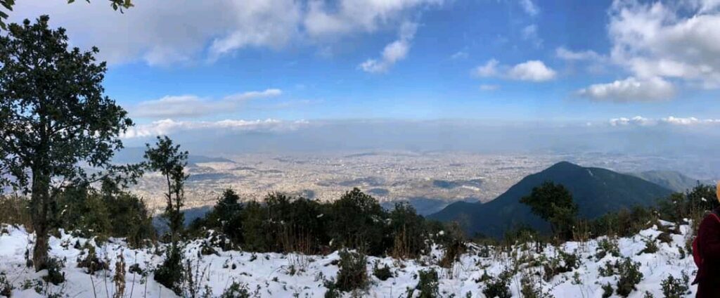 view from Bhasmasur hill